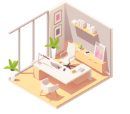 Private Office Illustration