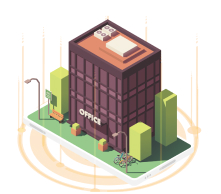 Virtual Office Illustration